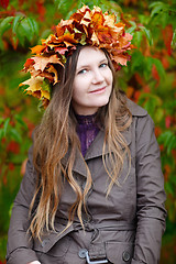 Image showing Autumn portrait