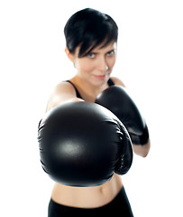 Image showing Boxing champ