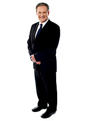 Image showing Full length portrait of a senior businessman