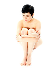 Image showing Young beautiful naked woman