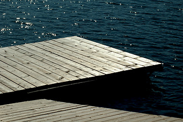 Image showing wooden pier