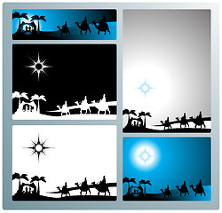 Image showing Nativity banners and letter