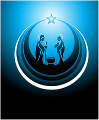 Image showing nativity scene icon