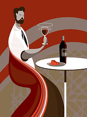 Image showing Taste wine