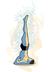 Image showing Yoga VIPARITA – KARANI