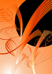 Image showing Orange and black illustration