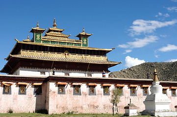 Image showing Tibetan lamasery