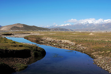 Image showing Landscape in Tibet