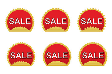 Image showing sale stickers 