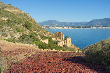 Image showing Old ocher mine