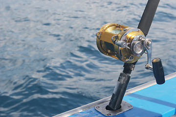 Image showing Fishing reel