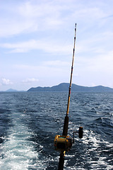 Image showing Fishing rod