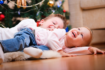 Image showing Happy kids portrait
