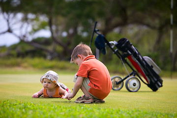 Image showing Golf with Kids