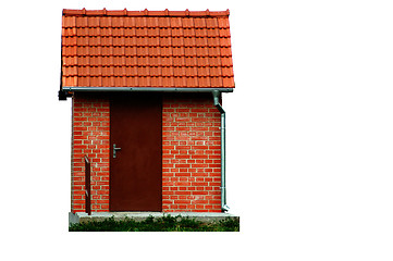 Image showing small red house