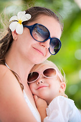 Image showing Mother and daughter portrait