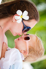 Image showing Mother and daughter portrait