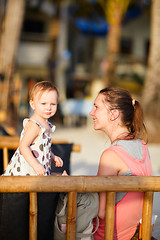 Image showing Mother and daughter