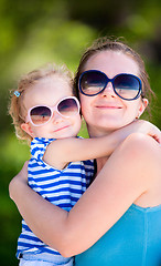 Image showing Mother and daughter portrait