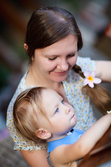 Image showing Mother and daughter portrait