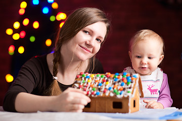 Image showing Gingerbread house decoration