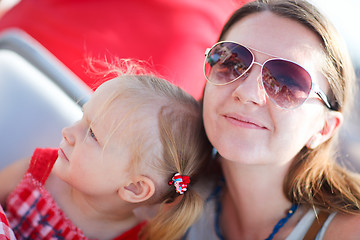 Image showing Mother and daughter portrait