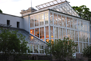 Image showing Greenhouse at Oslo Botanical Garden