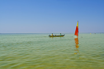 Image showing pirogue on water