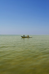 Image showing pirogue on water