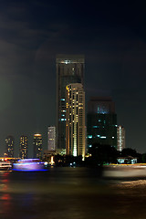 Image showing View of the Bangkok night