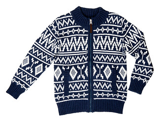 Image showing a winter sweater with a pattern