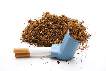 Image showing Tobacco with inhaler