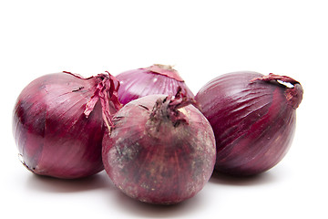 Image showing Red onions