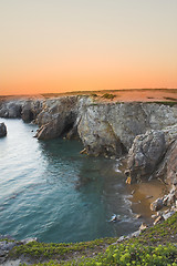 Image showing cliff in france