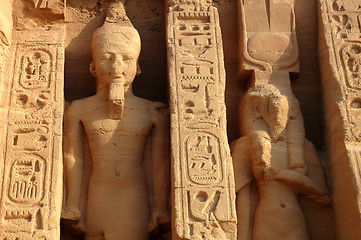 Image showing Ramses II at Abu Simbel in Egypt