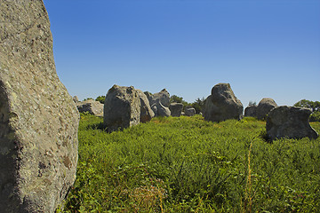 Image showing Menhir in Carnac-Brittany