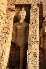 Image showing Ramses II at Abu Simbel in Egypt