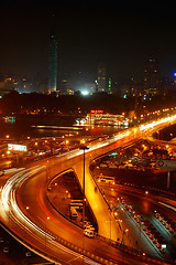 Image showing Night scenes of Cairo, Egypt