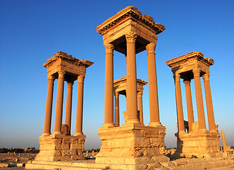 Image showing Relics of Palmyra in Syria