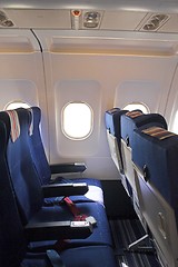 Image showing airplane interior