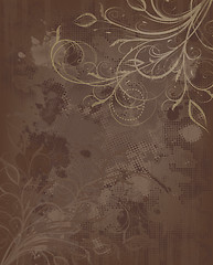 Image showing Floral Grunge Background