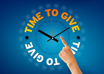 Image showing Time To Give