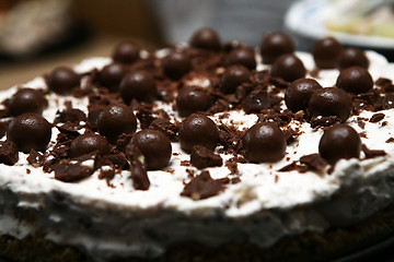 Image showing Chocolate and Cream Pie