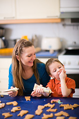 Image showing Family Baking