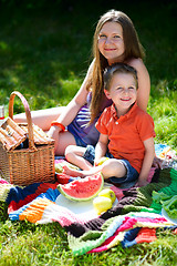 Image showing Family picnic