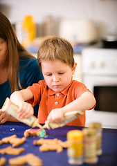 Image showing Family Baking