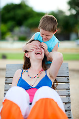 Image showing Beach fun