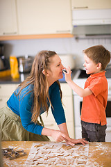 Image showing Family Baking