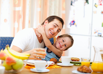 Image showing Family breakfast