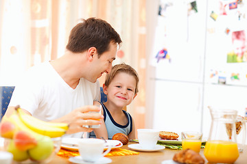 Image showing Family breakfast